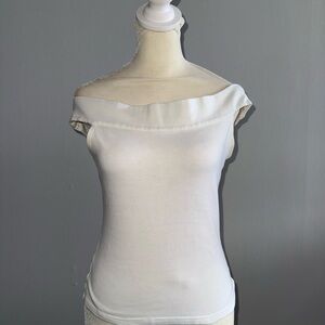 Energie Off-Shoulder White Blouse